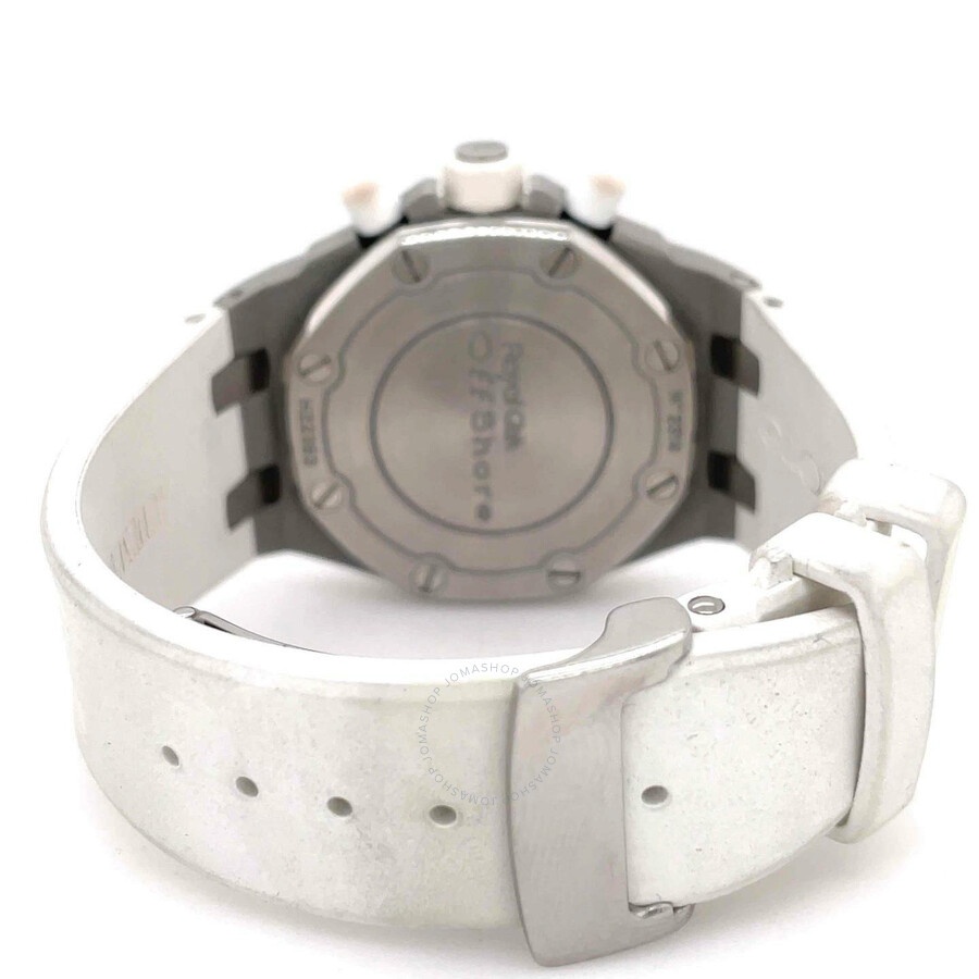 Pre-owned Audemars Piguet Royal Oak Offshore Chronograph Diamond Silver Dial Men's Watch 26048SK.ZZ. - 2