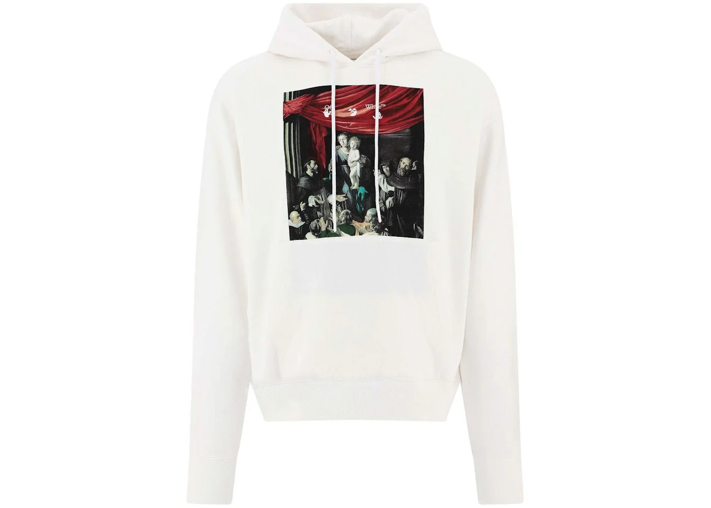 OFF-WHITE Caravaggio Painting Hoodie White - 1