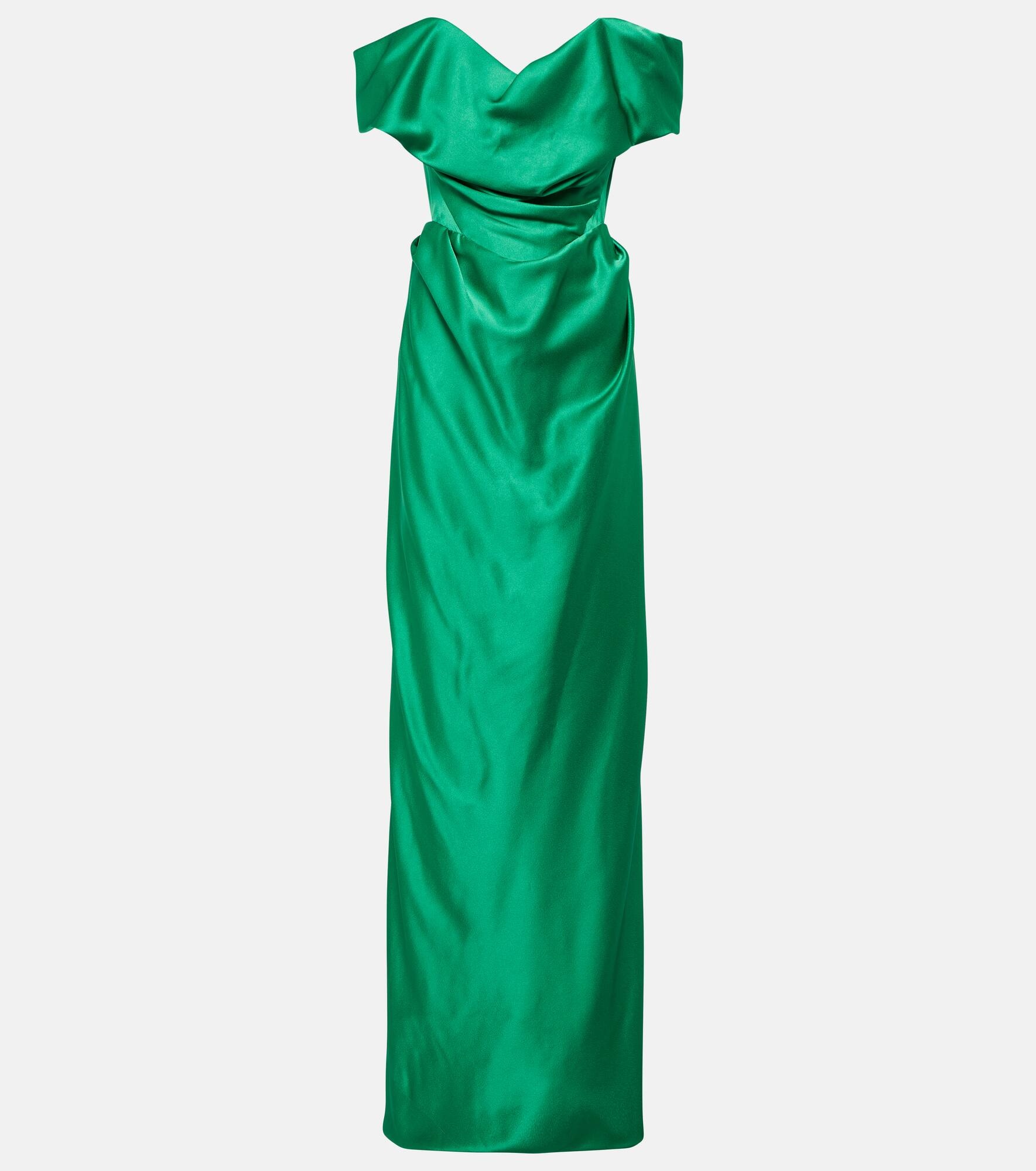 Satin gown - 1