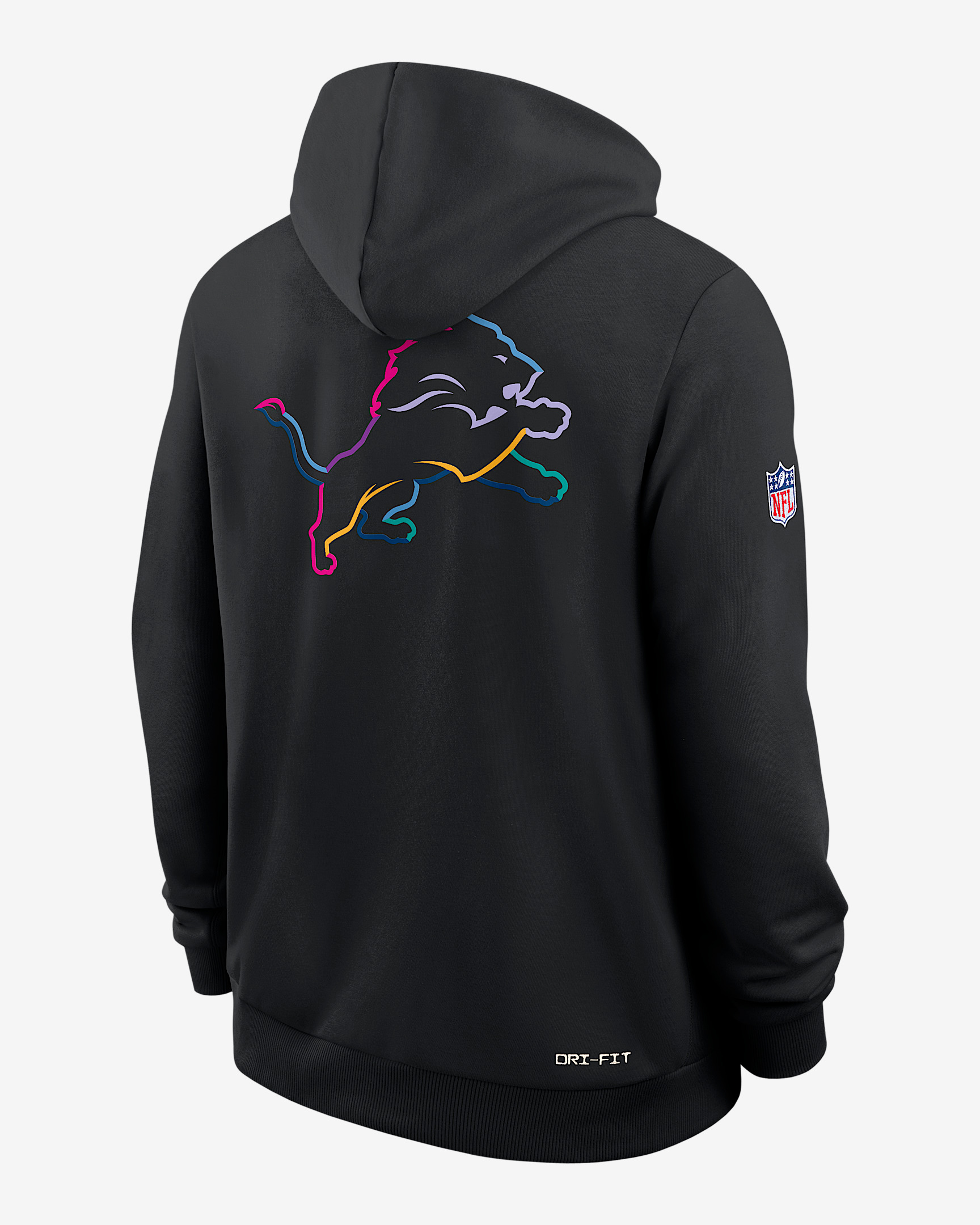 Detroit Lions Crucial Catch Sideline Men's Nike Dri-FIT NFL Pullover Hoodie - 2