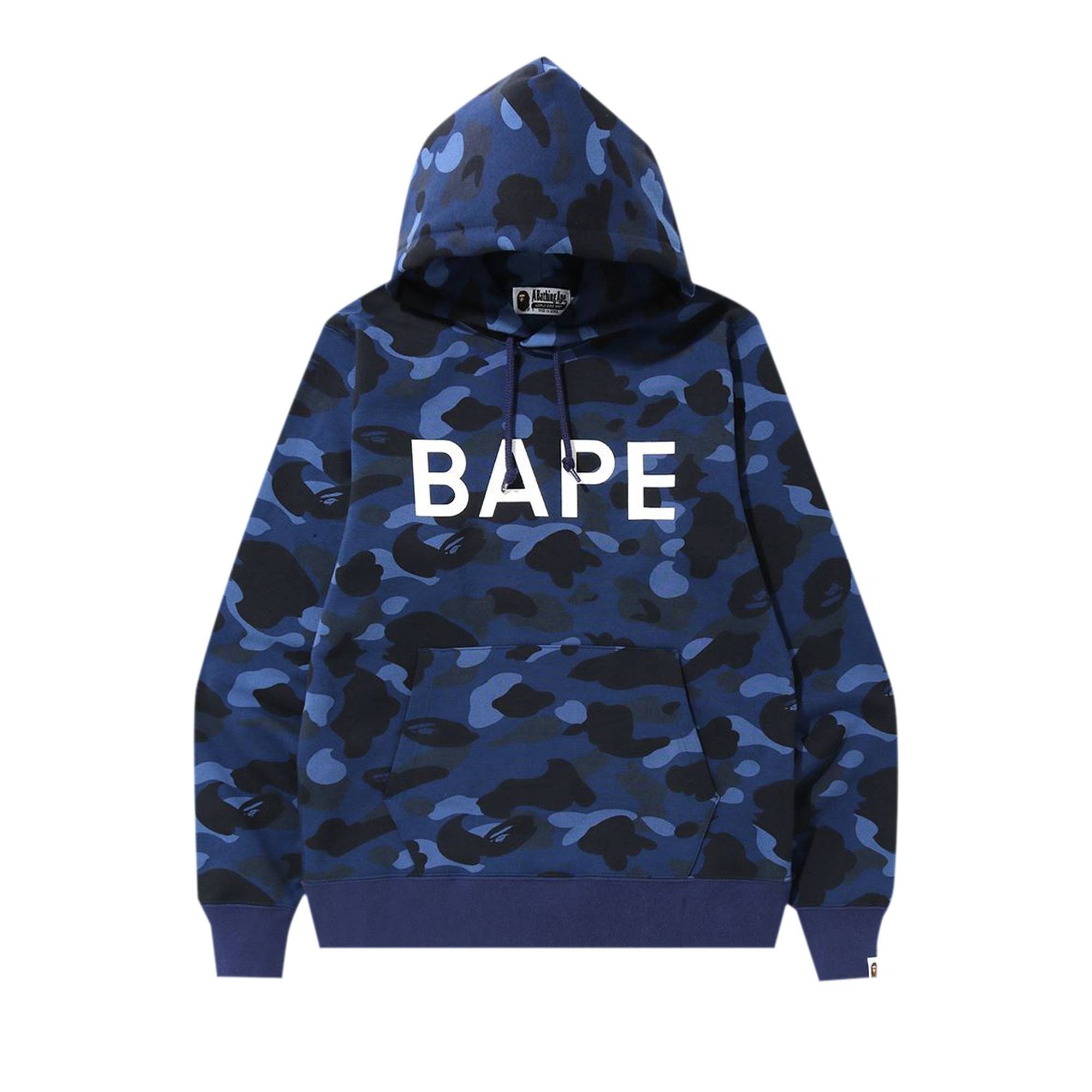 Bape Color Camo Pullover Hoodie 'Navy' - 1