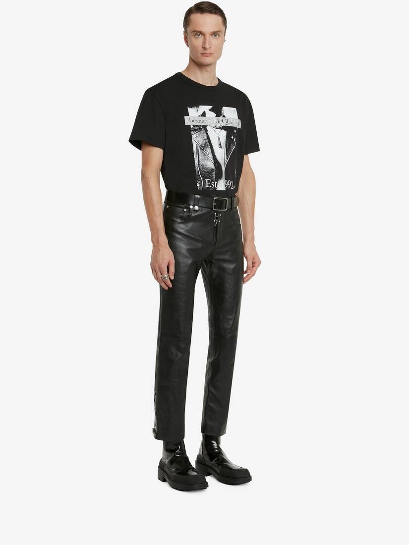 Men's Atelier T-shirt in Black Mix - 3
