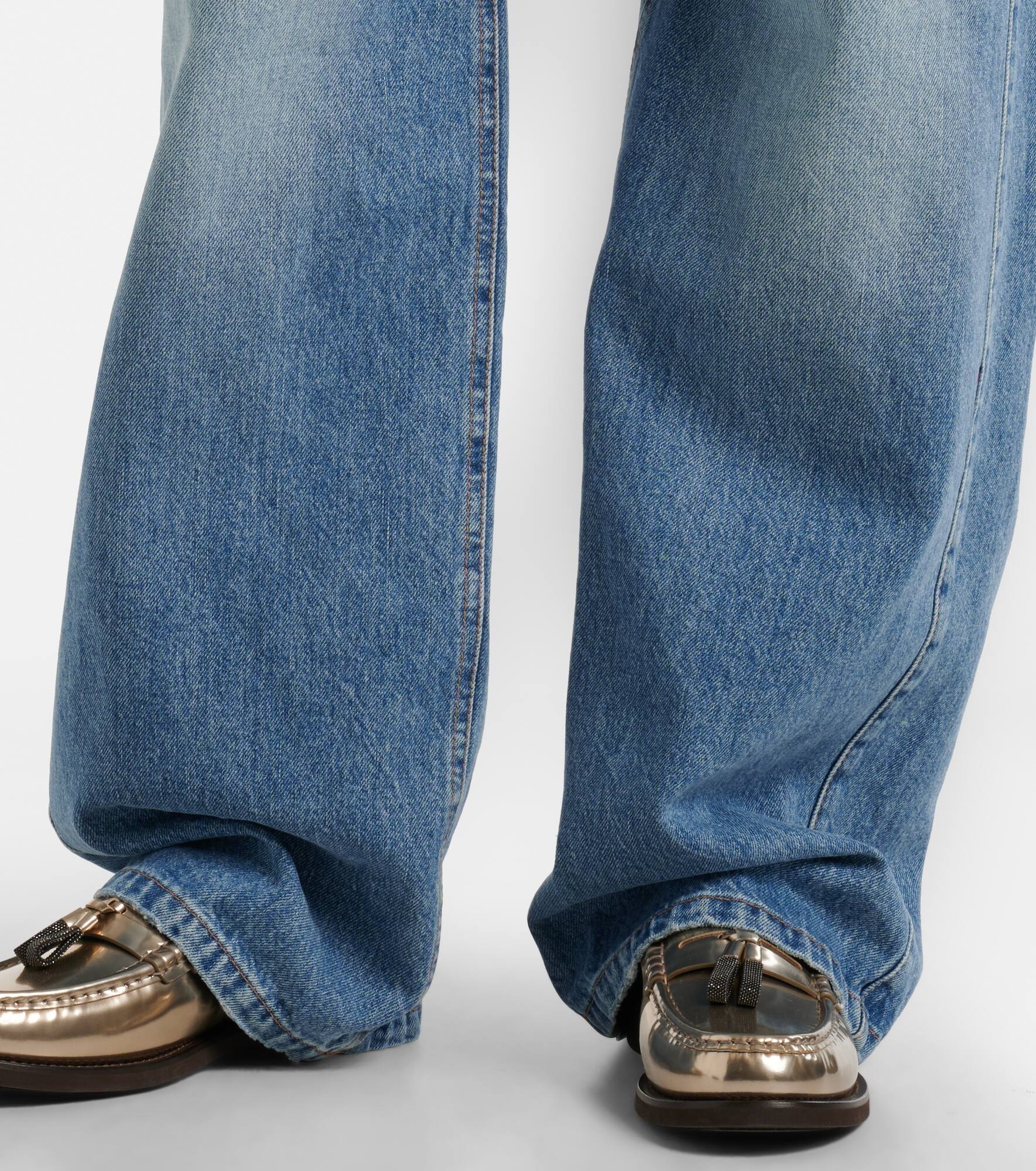 Mid-rise straight jeans - 5