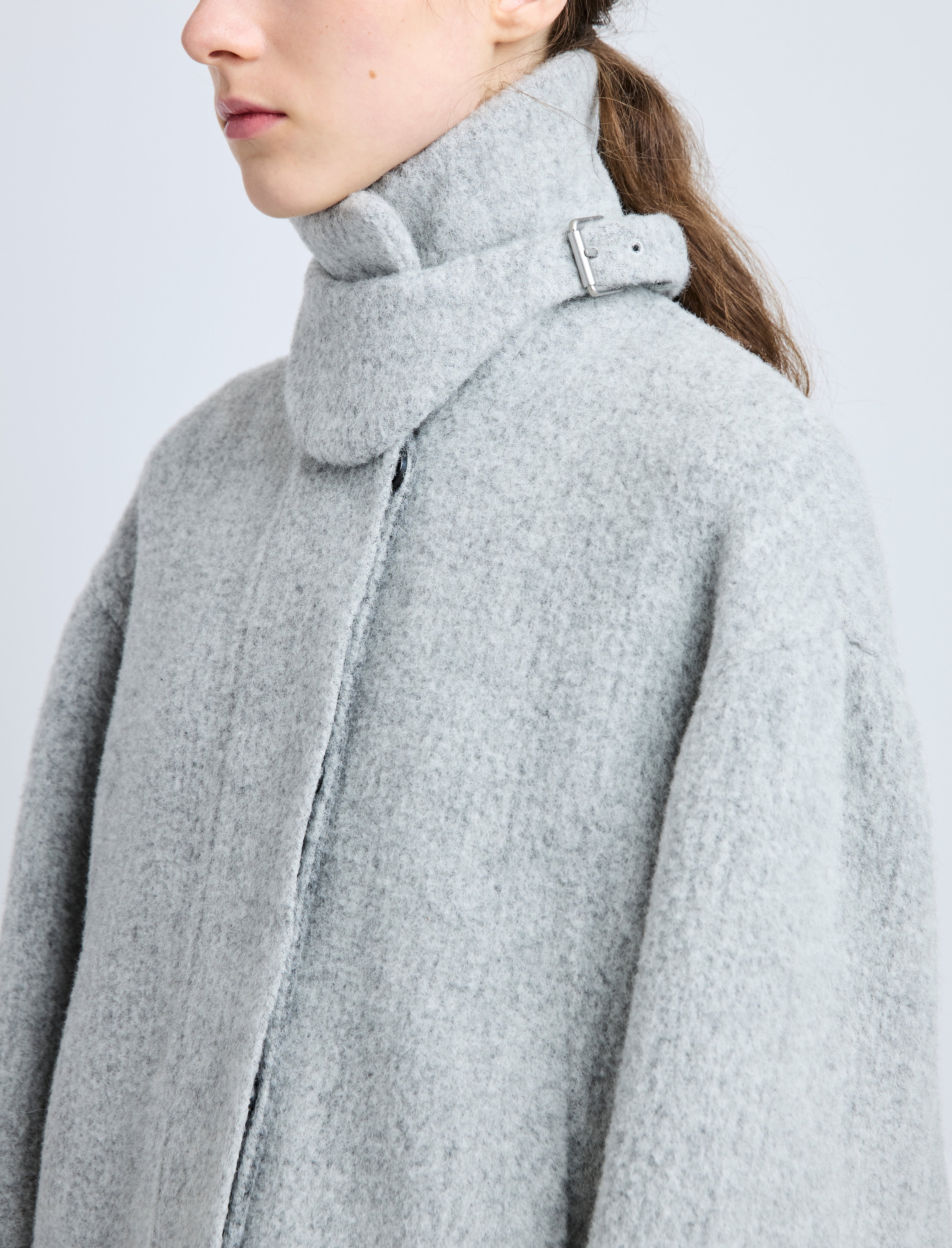 Darcy Jacket in Brushed Wool Cashmere - 6