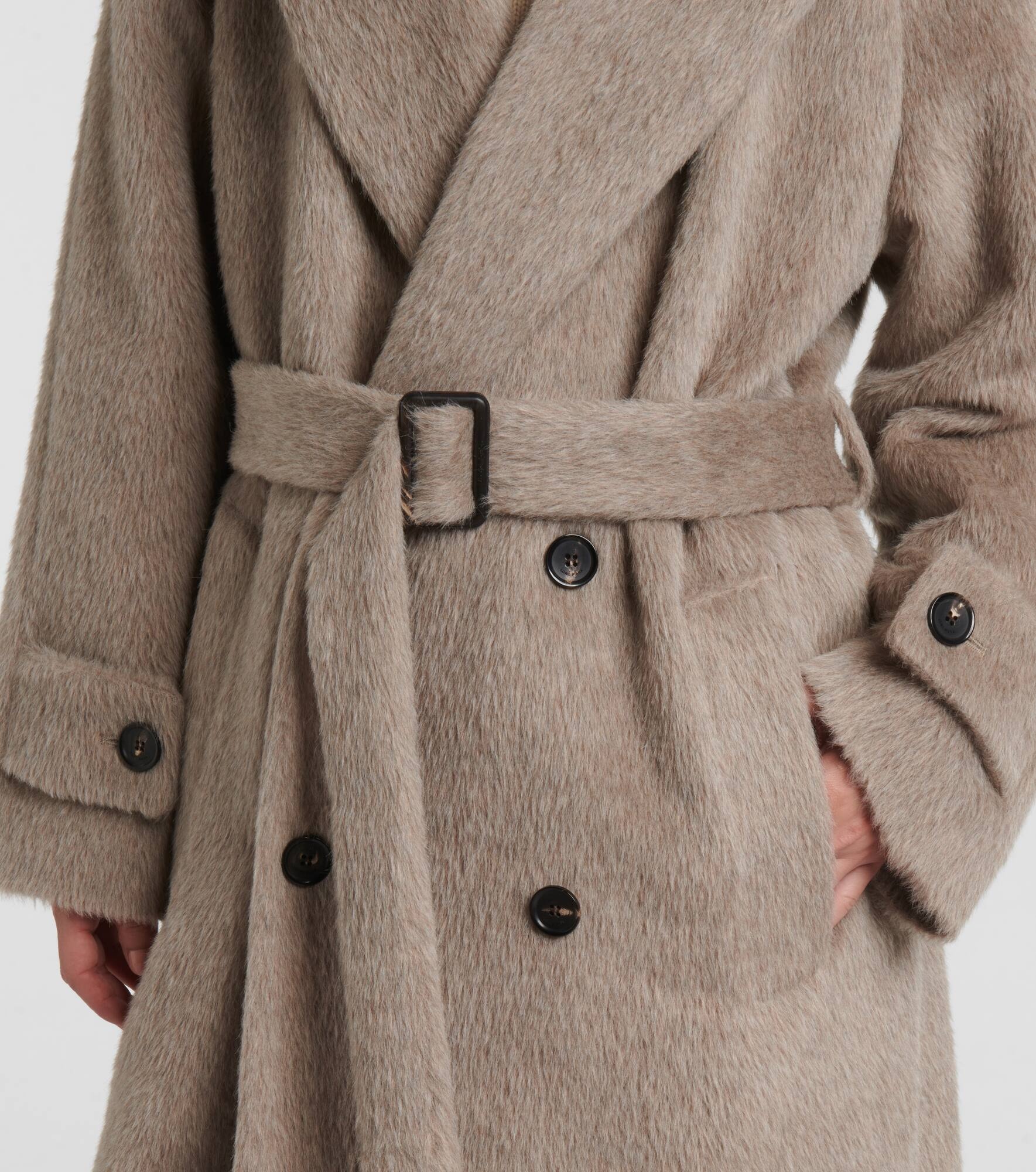 Foster alpaca and wool trench coat - 5