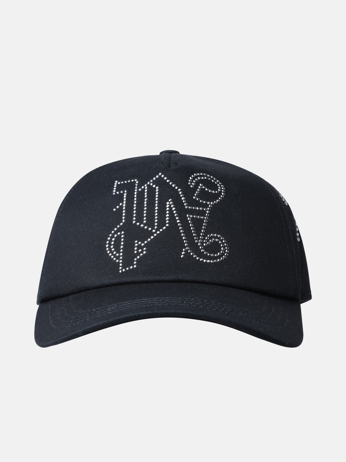 BLACK COTTON HAT - 1