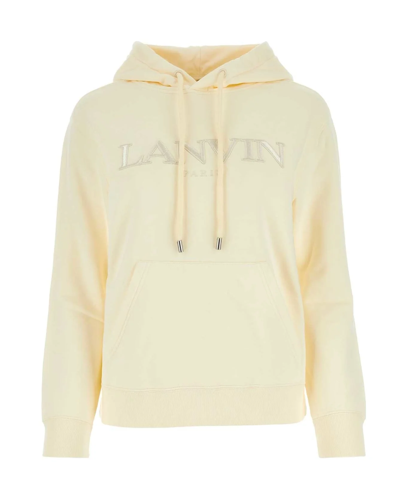 Cream Cotton Sweatshirt - 1