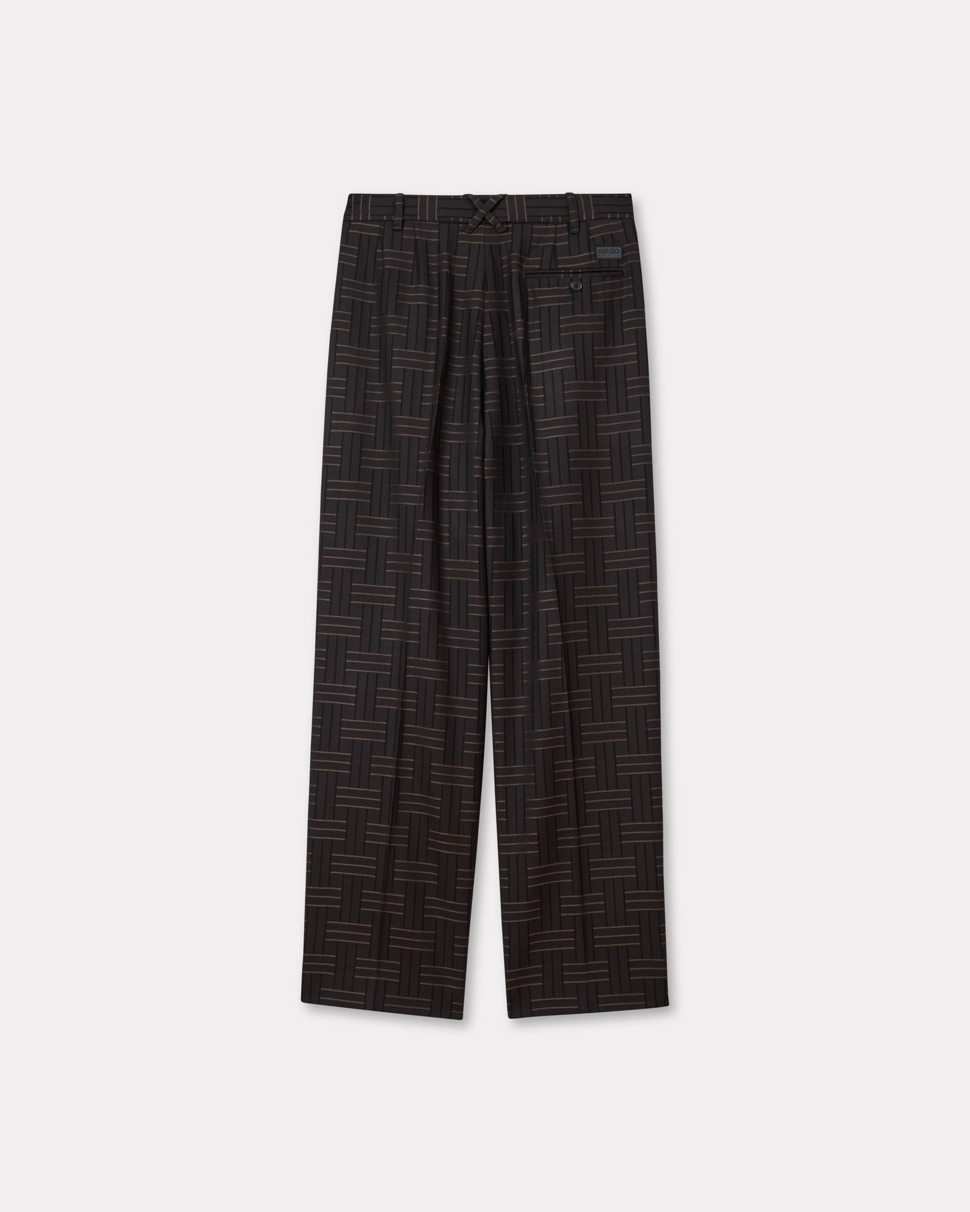 'KENZO Weave' pleated tailored pant - 2