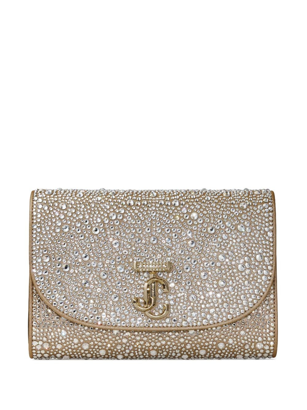 Curve embellished shoulder bag - 1