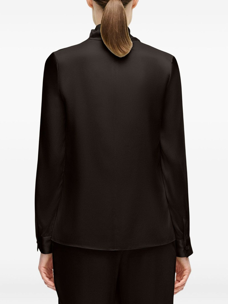Mizner high-neck charmeuse top 3