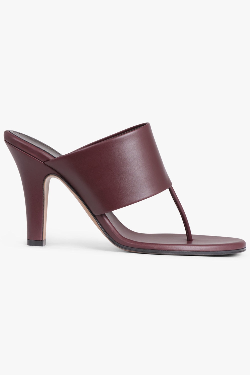サンダル・ミュール The Row Signum leather thong sandals Signum leather thong sandals in brown - The Row | Mytheresa