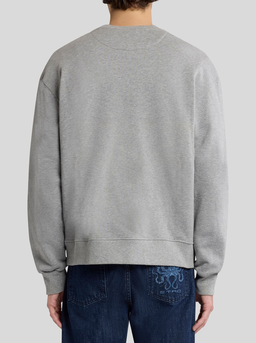 SWEATSHIRT WITH OCTOPUS AND LOGO - 5