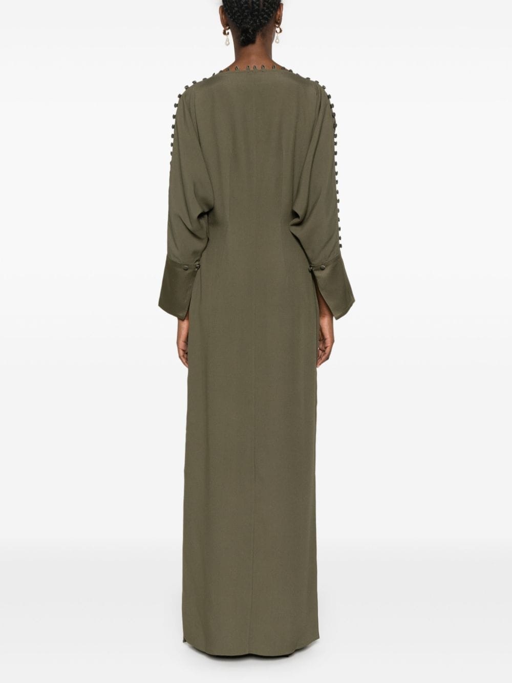 Mila decorative button-detail dress - 4