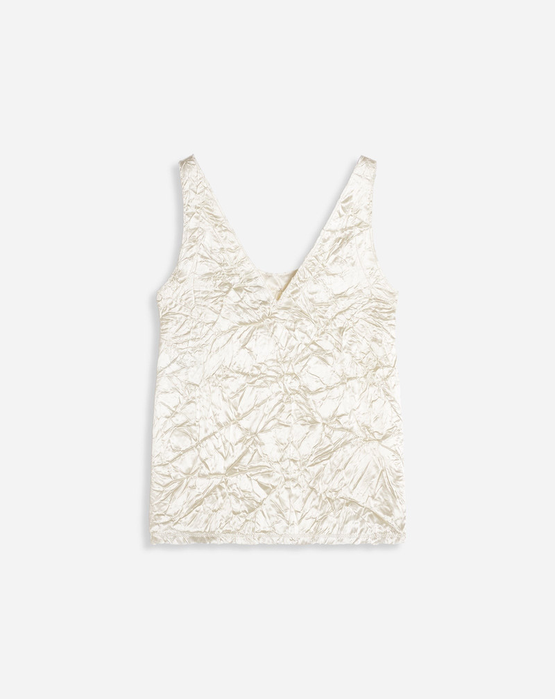 Lanvin CRINKLED SATIN TANK outlook