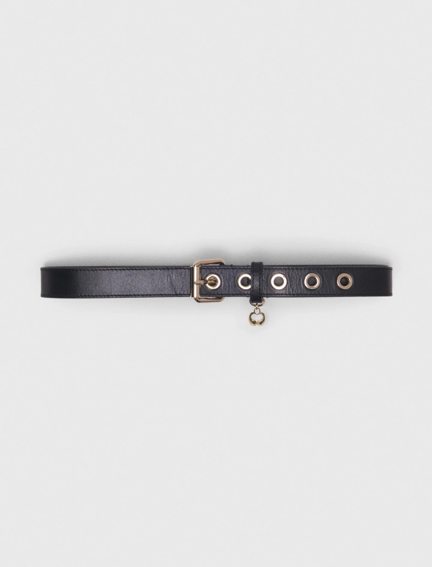 Leather belt with Miss M buckle - 1
