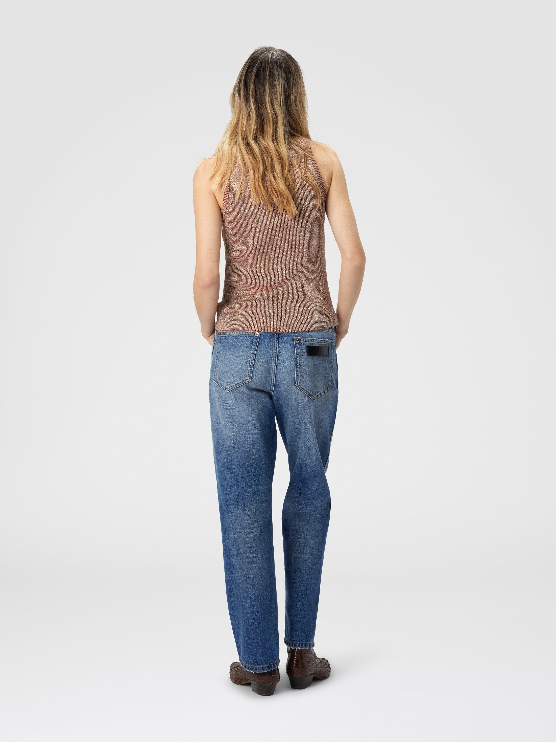 Missoni Tank Top In Viscose And Lamé Blend in Pink Lamé at Nordstrom - 3