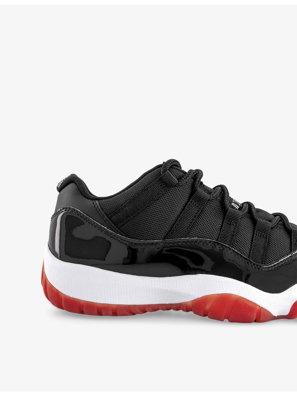 Air Jordan 11 Retro Mesh and Leather Low-Top Trainers - 5