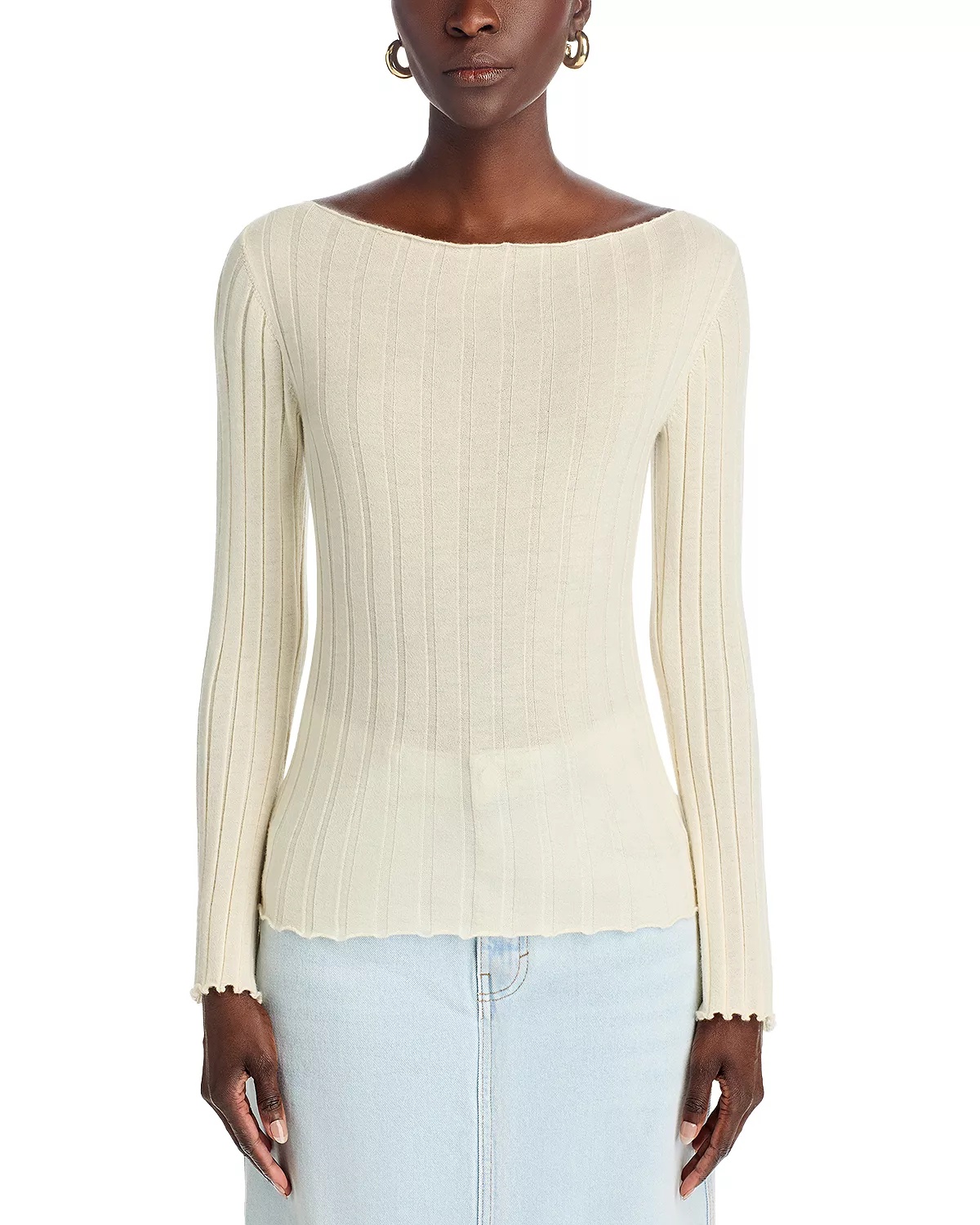Cashmere Ribbed Sweater - 6