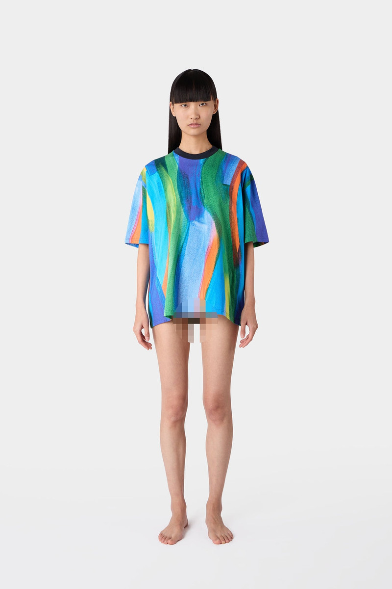 PENNELLATA OVER T-SHIRT / multicolor 5