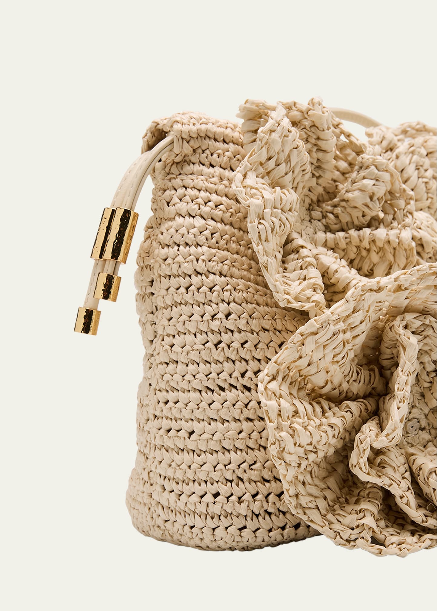Lali Floral Crochet Pouch Clutch Bag - 5