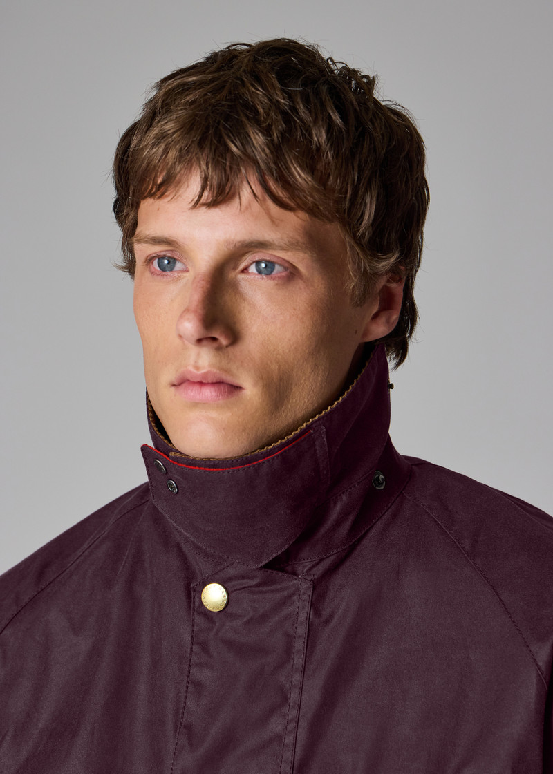 Paul Smith loves Barbour - Grape Transport Wax Jacket 14