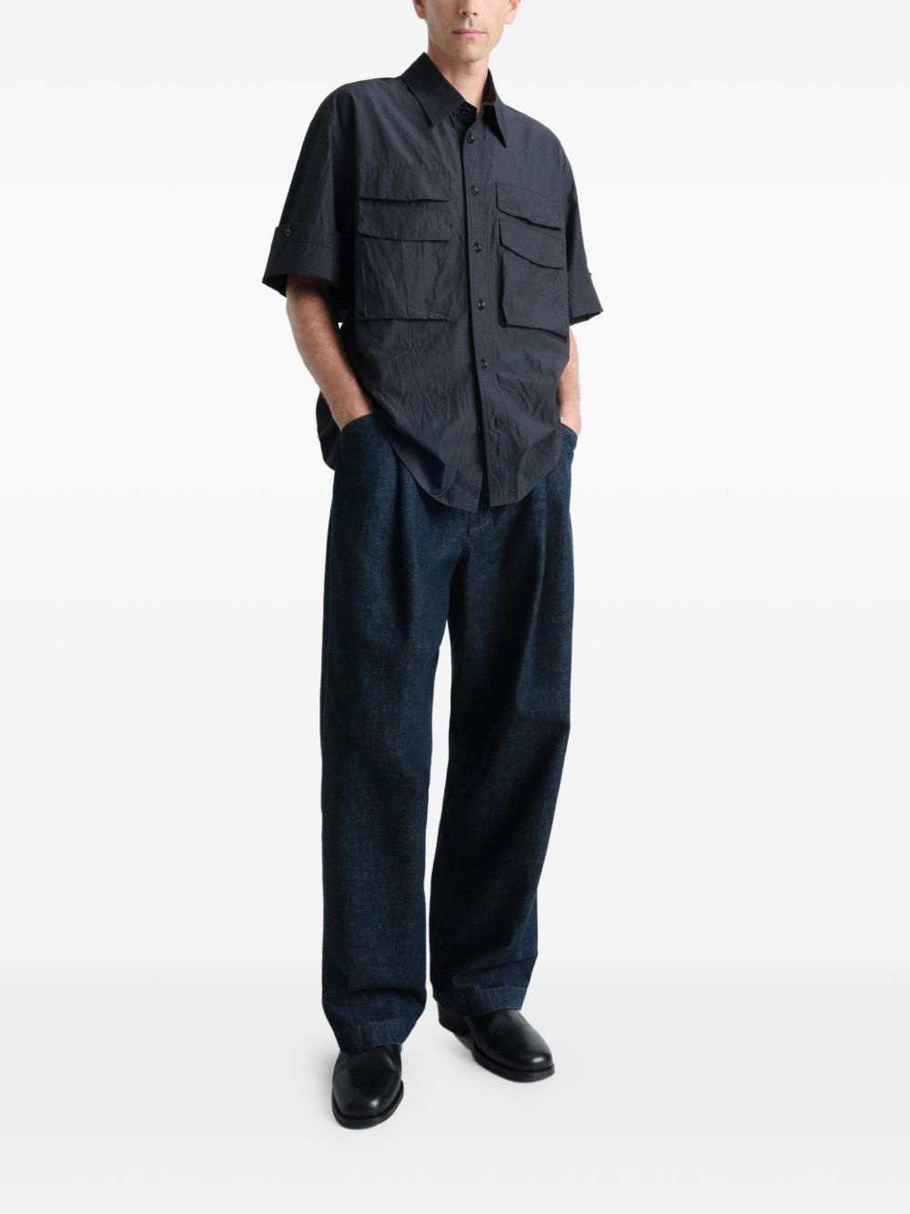crepe shirt - 2