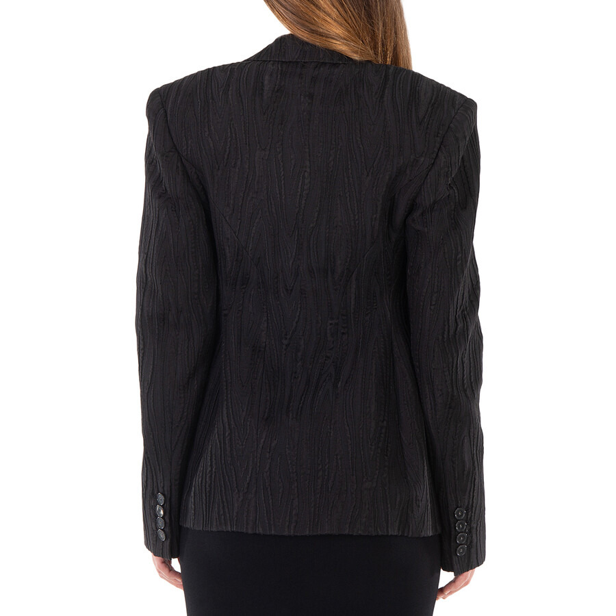 Stella Mccartney Tree Bark Jacquard Single-Breasted Blazer - 5