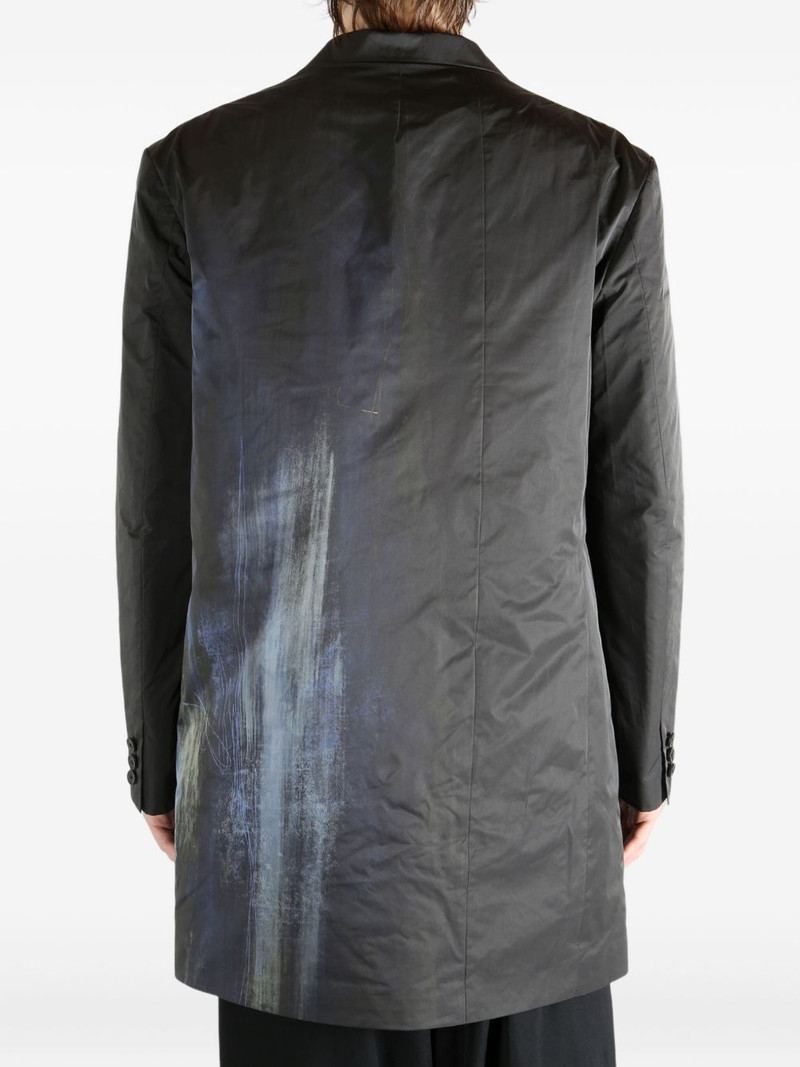 abstract-print single-breasted jacket 5