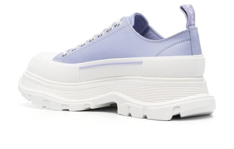 (WMNS) Alexander McQueen Tread Slick Sneakers 'Blue White' 702042WHZ625439 - 3