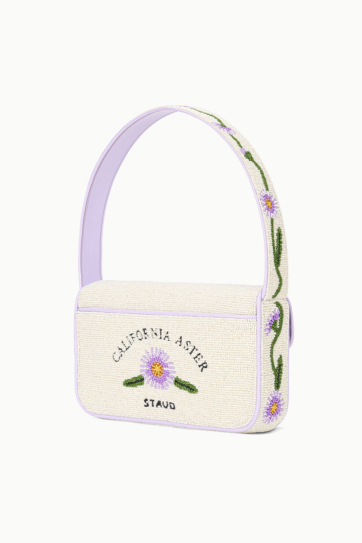 STAUD TOMMY BEADED BAG CALIFORNIA ASTER - 3