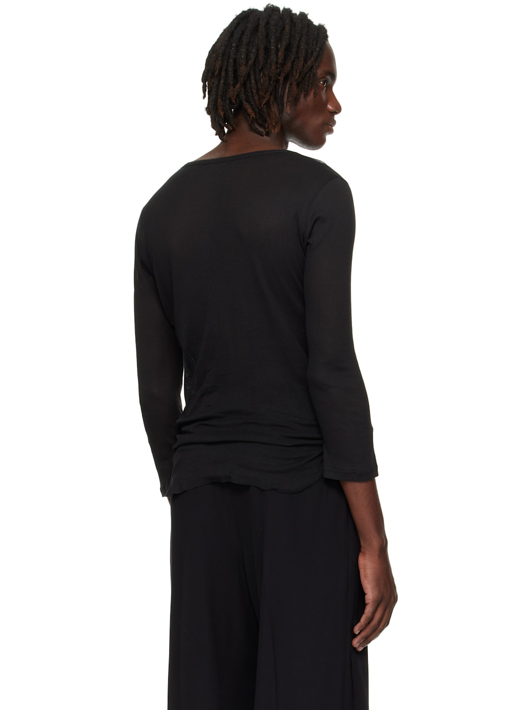 Black Margon Long Sleeve T-Shirt - 3