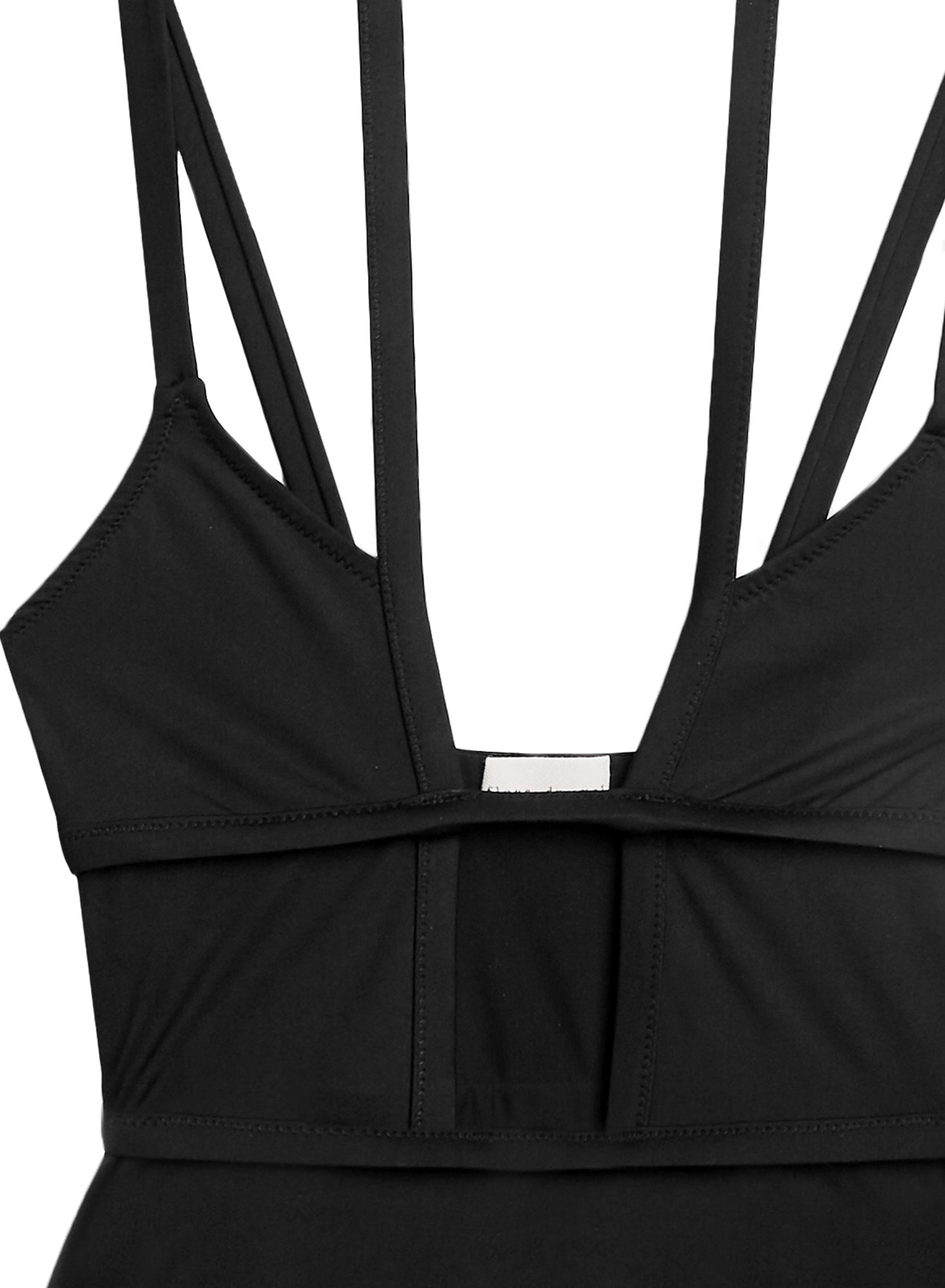 Strappy Keyhole One Piece Swimsuit - 6