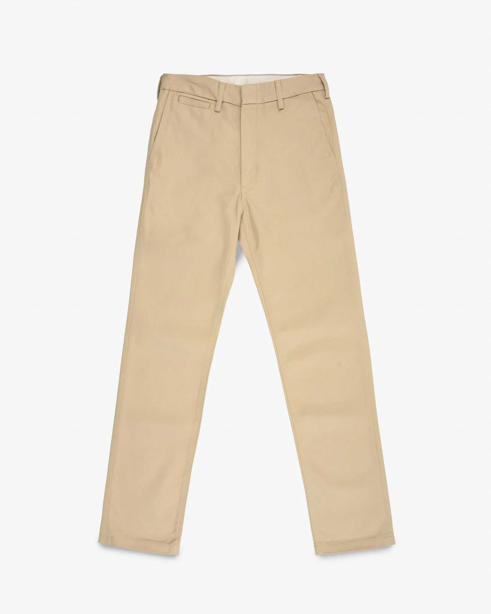 IH-730-KHA 12oz 무거운 면 정규적인 적합 Chinos - 카키 - 1