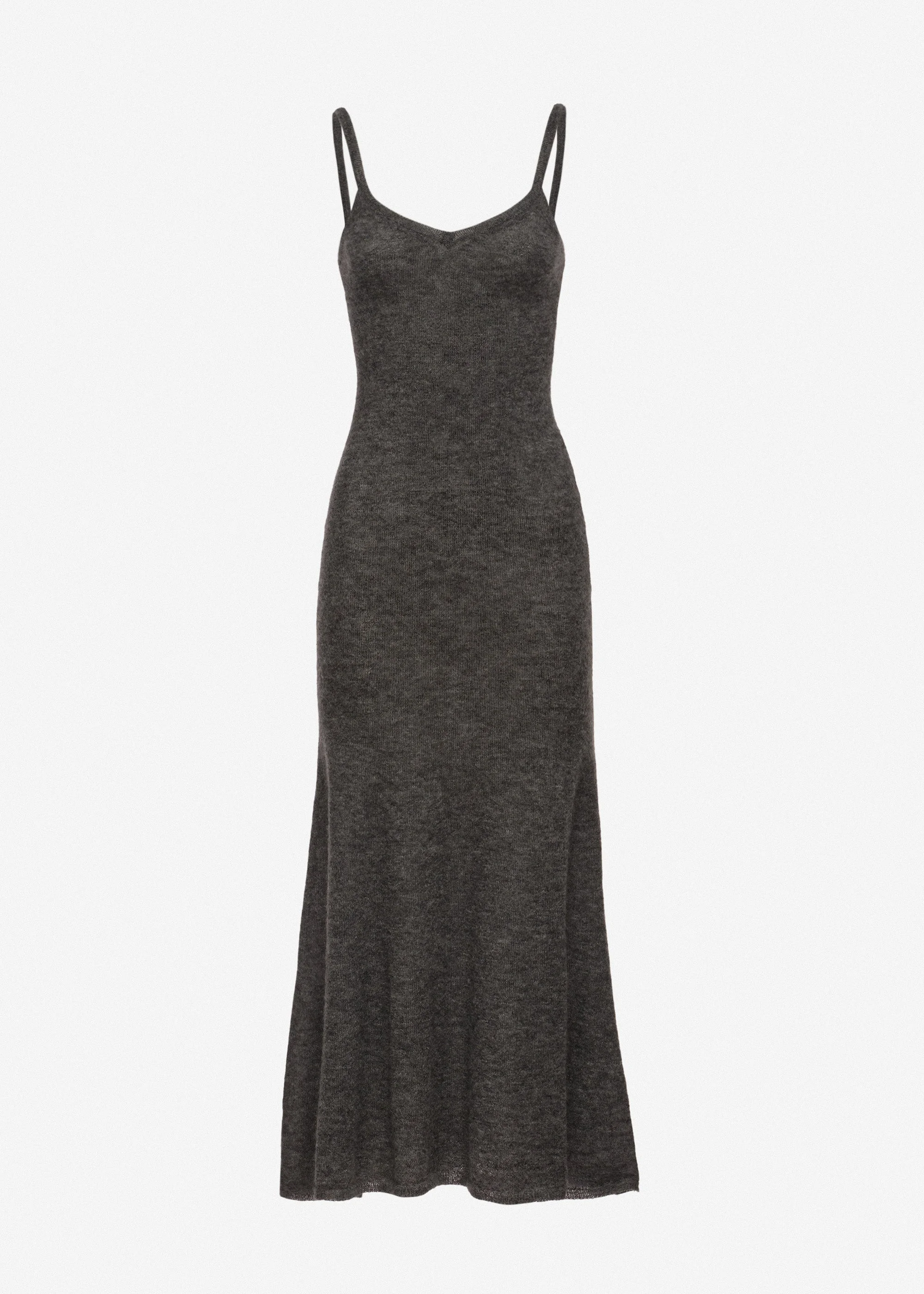 Layered knit slip dress - 1
