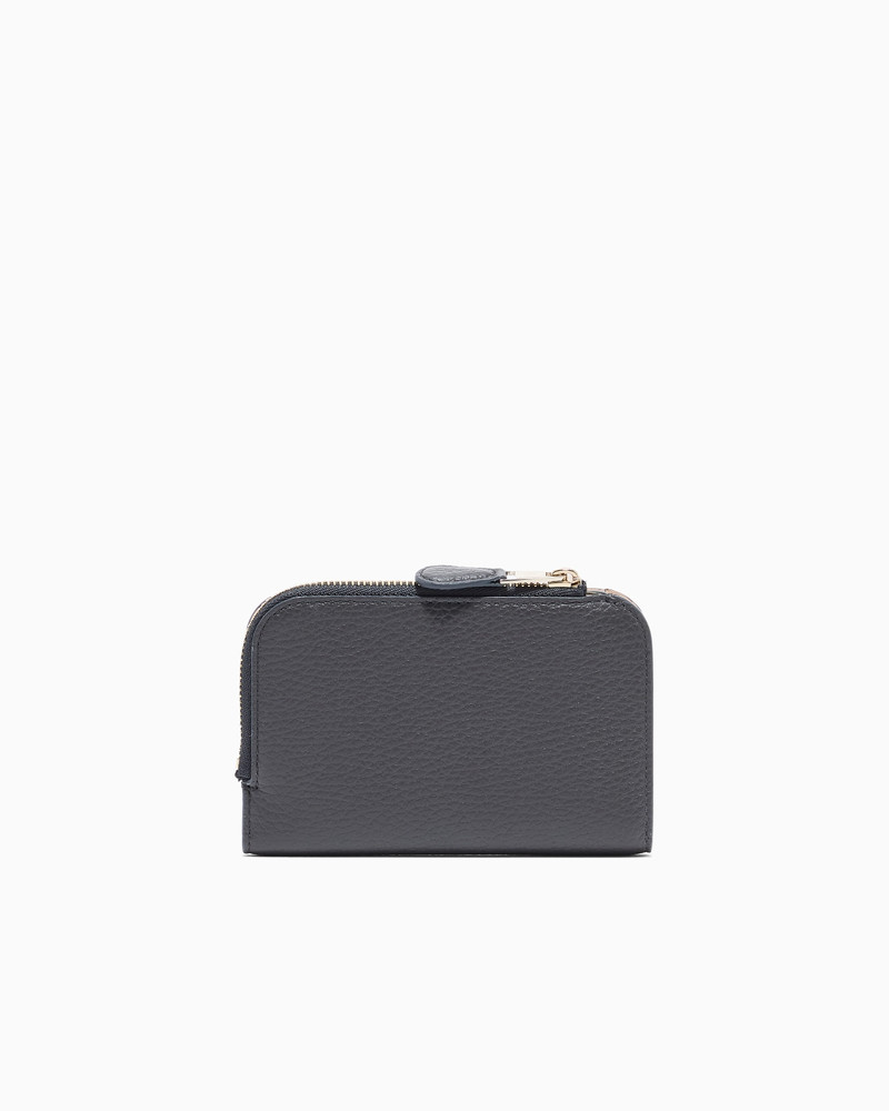 GIORGIO ARMANI PEBBLED LEATHER BIFOLD WALLET outlook