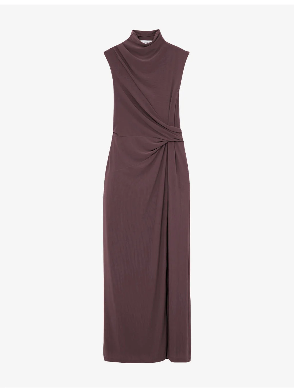 Dylan Draped Stretch-Mesh Maxi Dress - 1