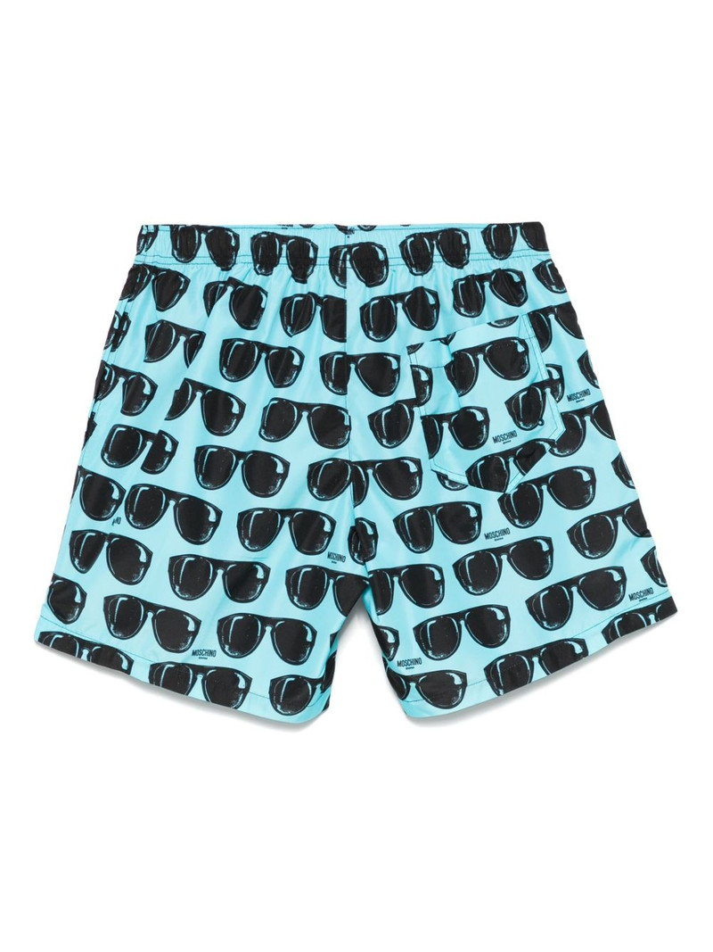 Moschino sunglasses-print swim shorts outlook