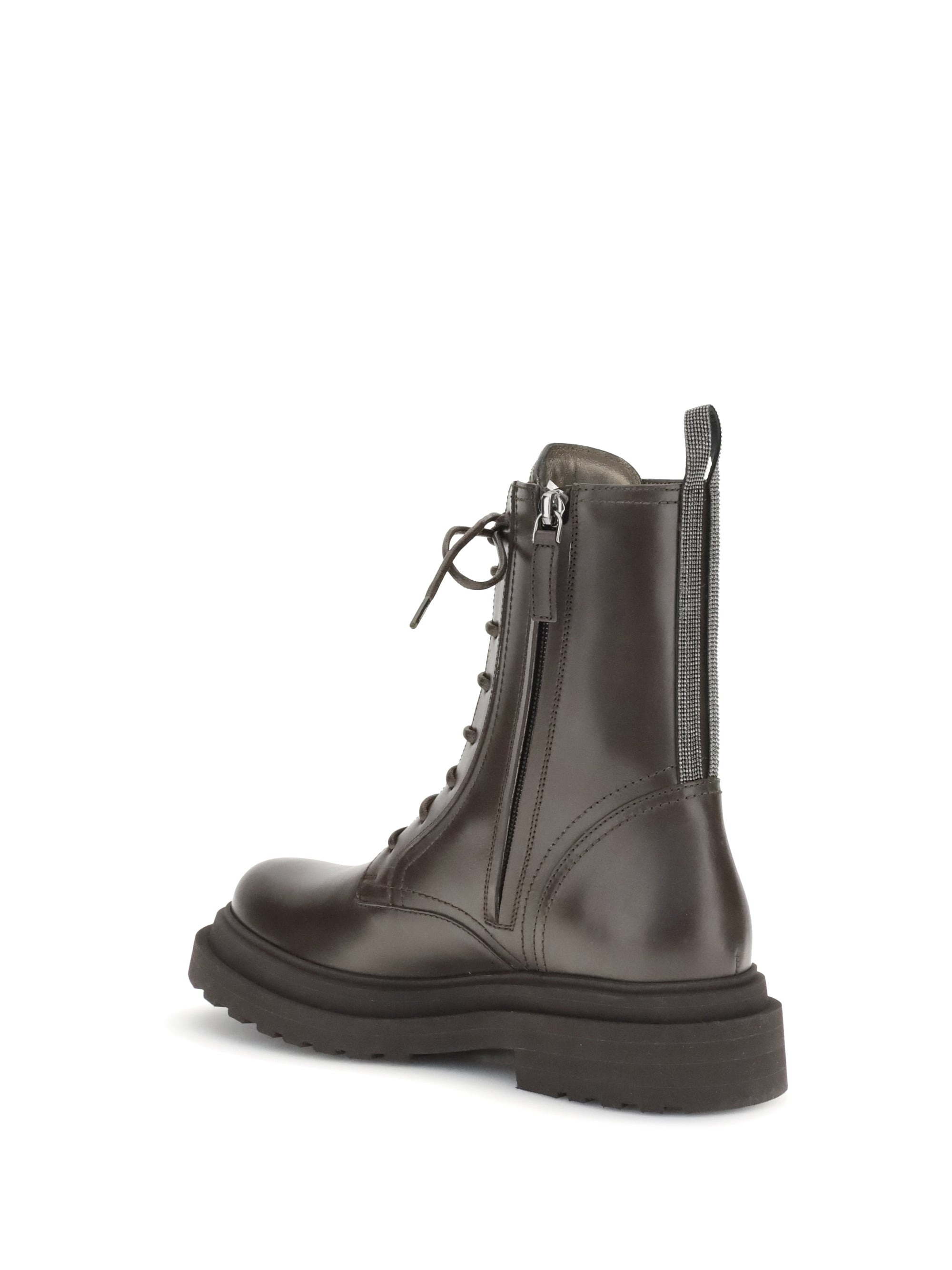Brunello Cucinelli Women Leather Ankle Boots - 3