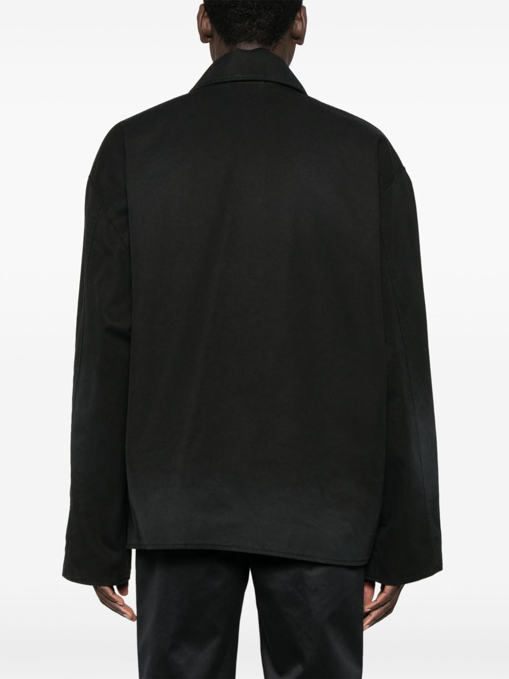logo-embroidered jacket - 4