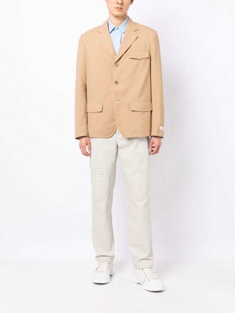 ジャケット MARNI Single-breasted blazer jacket Marni Single-Breasted Blazer Jacket | Neiman Marcus