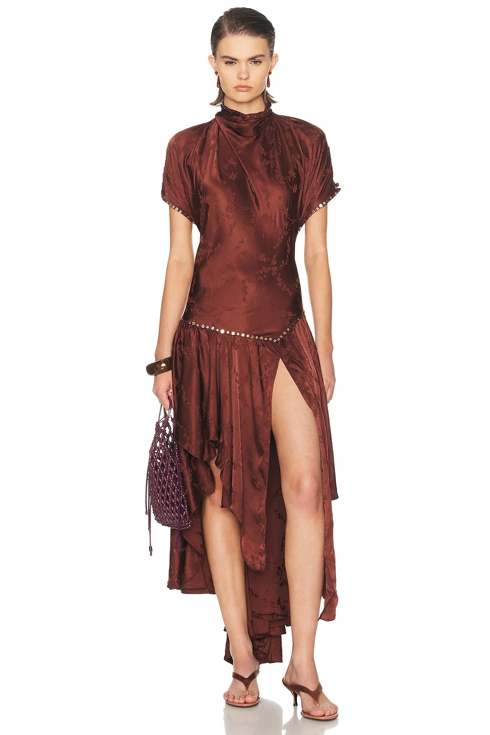 Maren Open Back Asymmetric Dress - 1