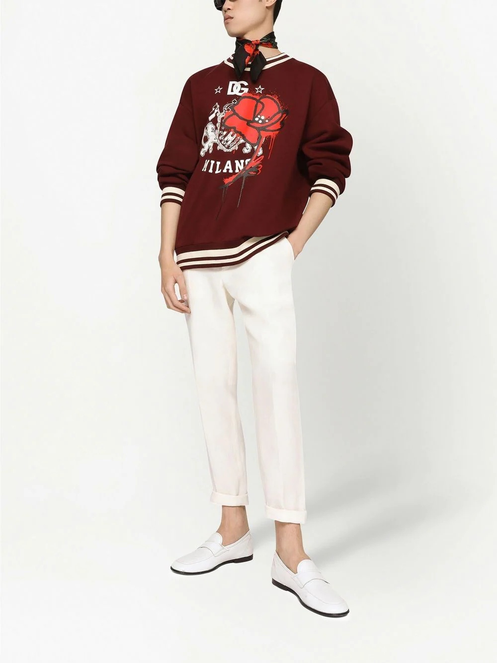 graphic-print cotton sweatshirt - 2