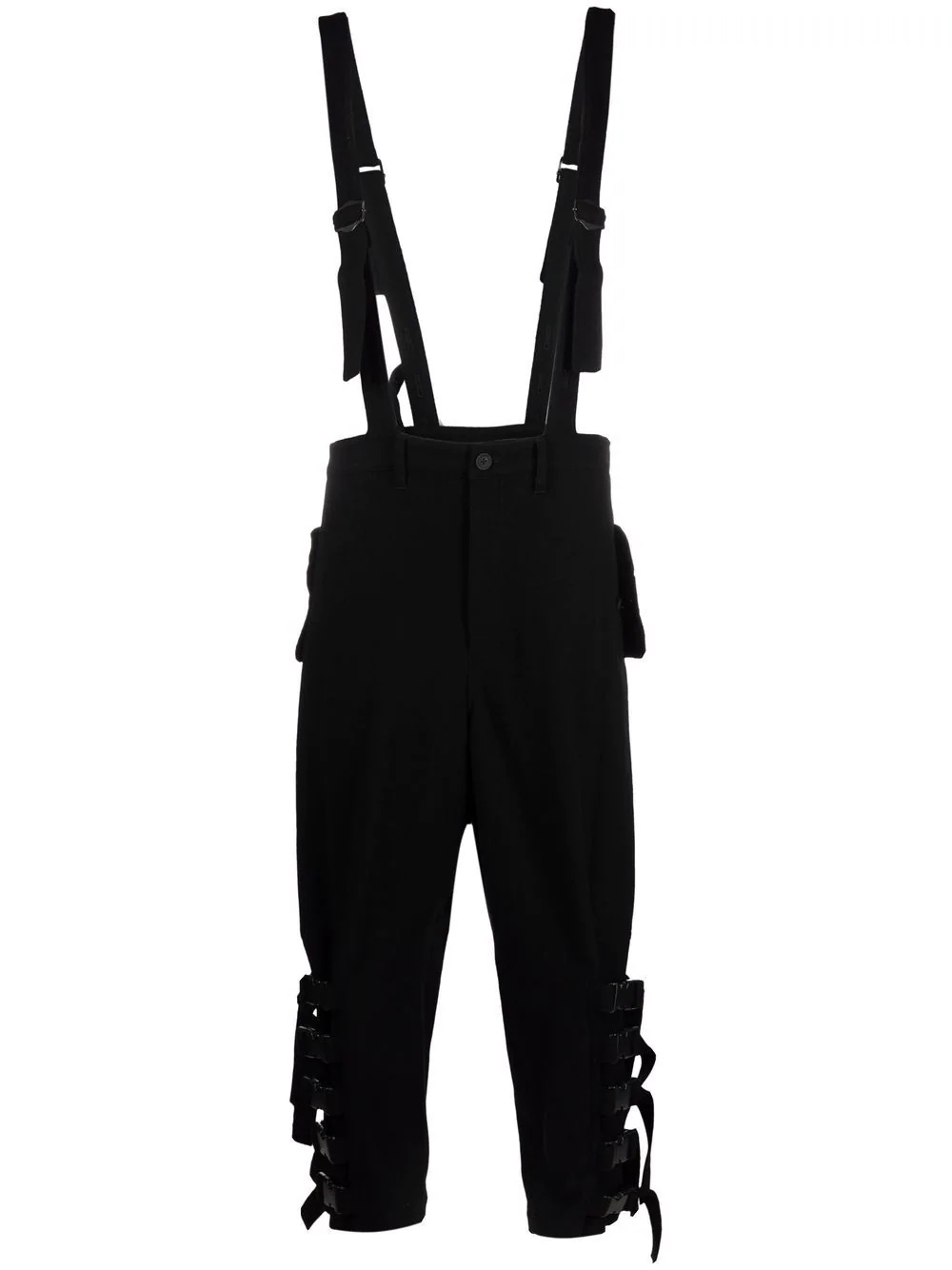 strap-detail dungarees - 1