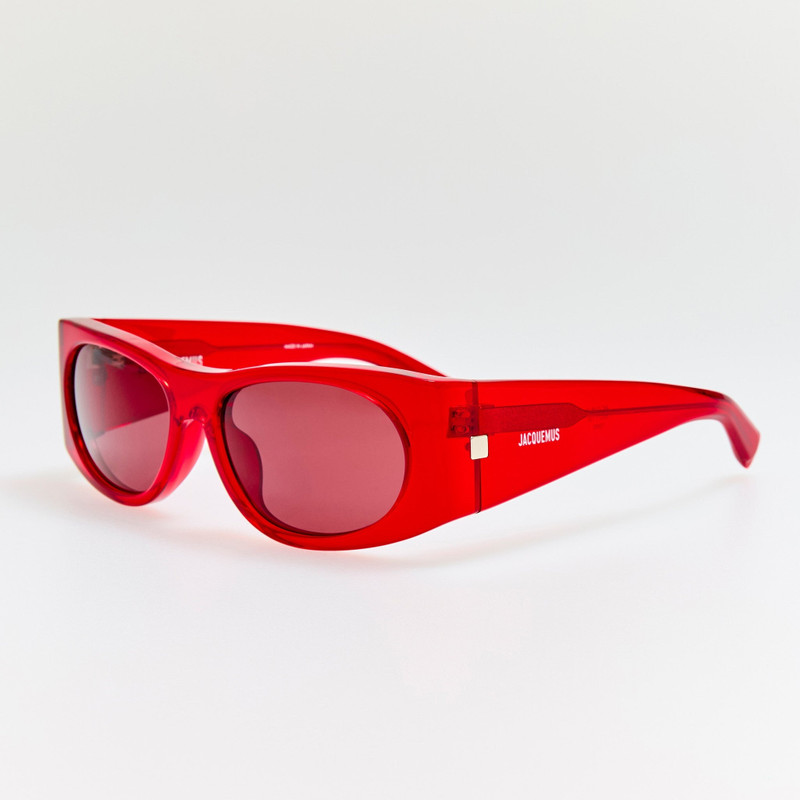 LINDA FARROW Plage Sunglasses in Cherry outlook