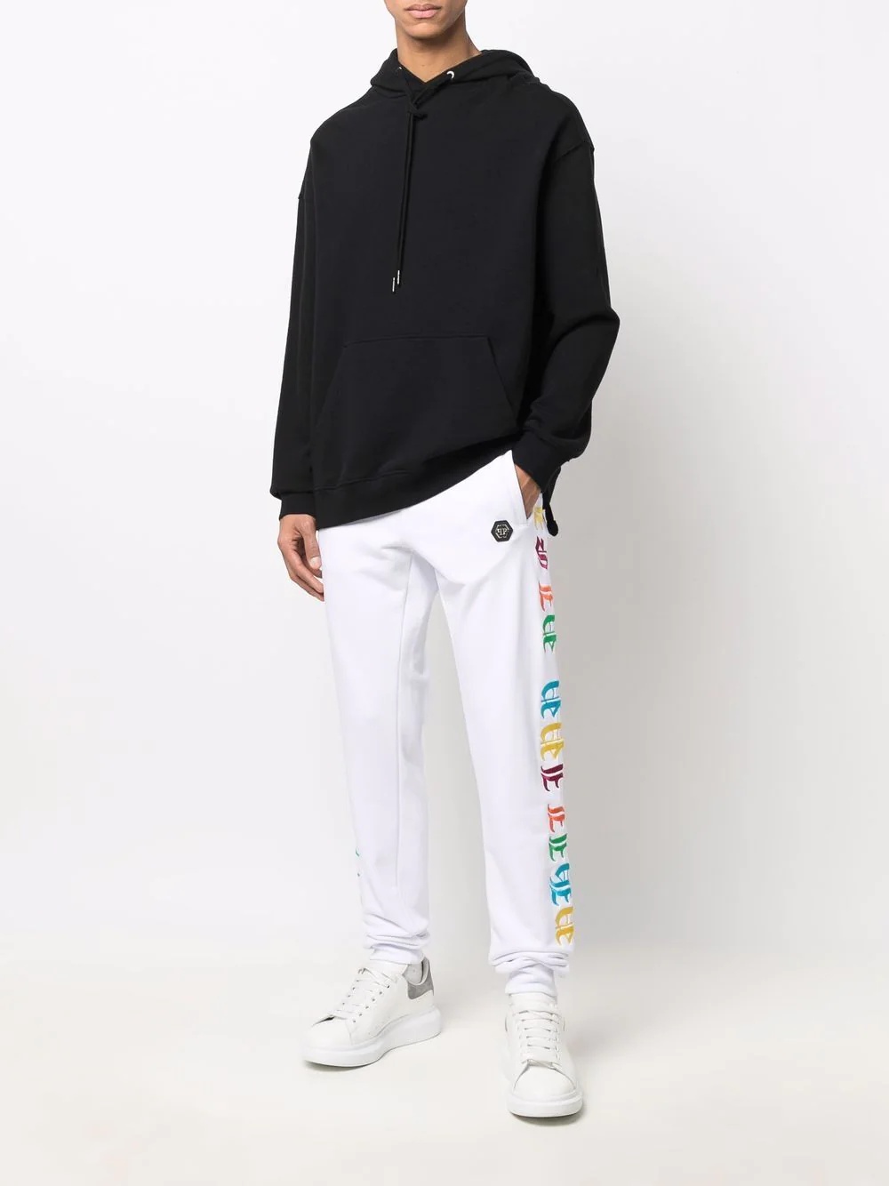 Gothic Plein logo track pants - 2