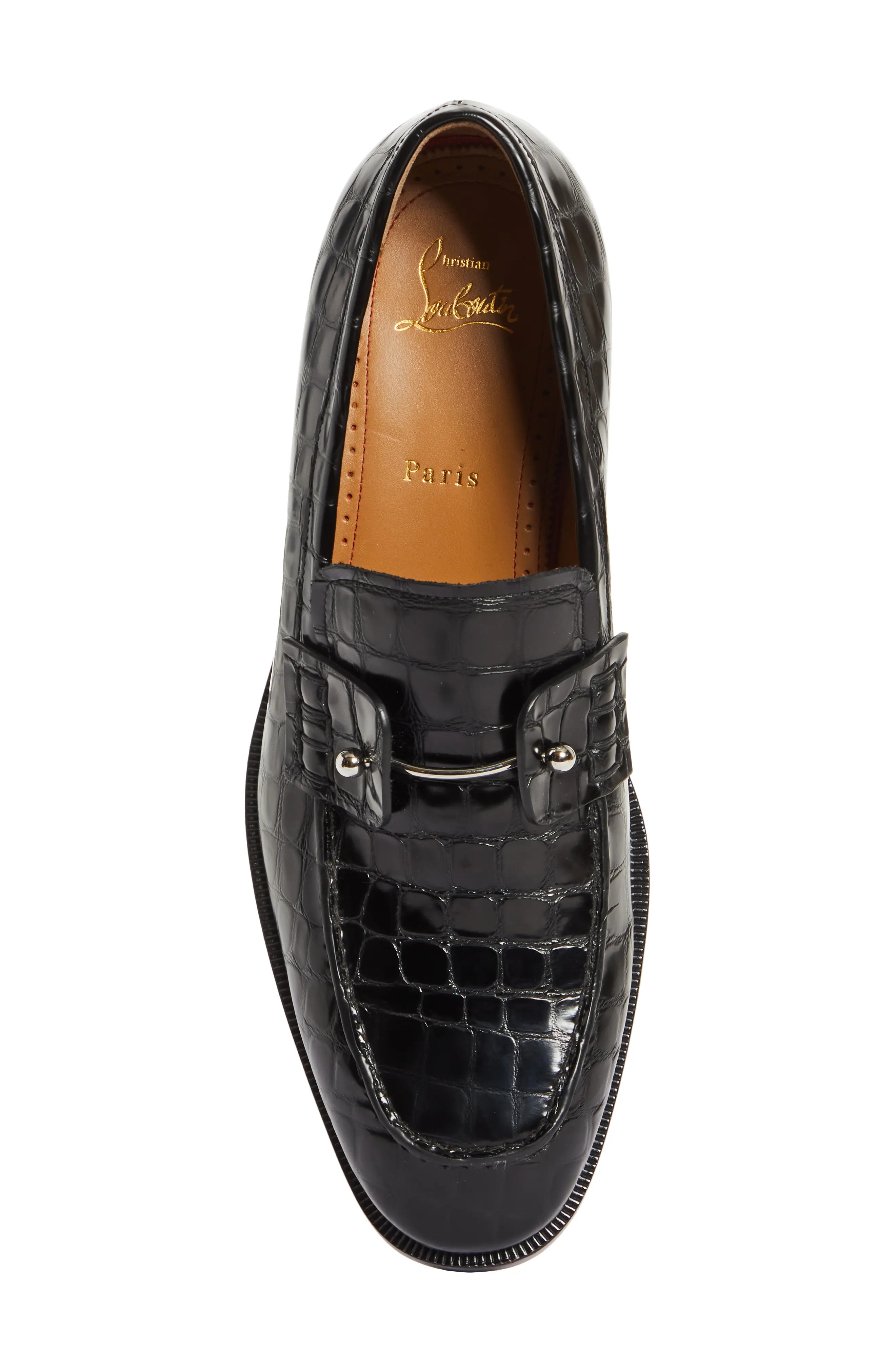 Chambelimoc Ali Croc Embossed Loafer - 5