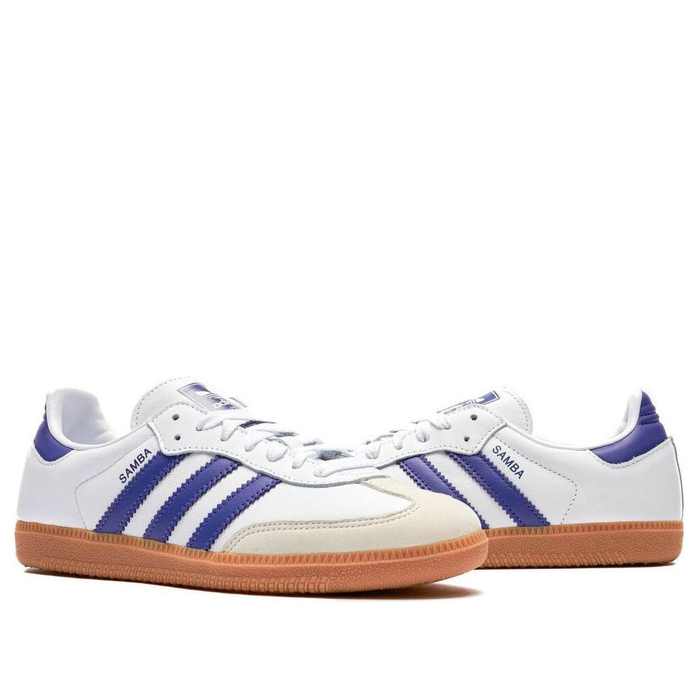 (WMNS) adidas Samba OG 'White Energy Ink Gum' IF6514 - 5