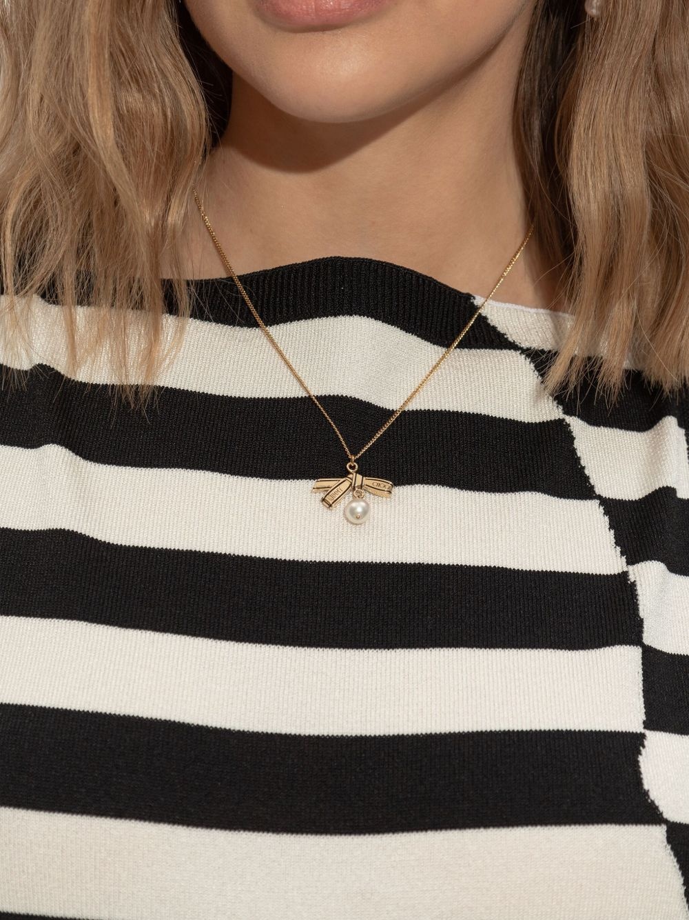 ribbon necklace - 2