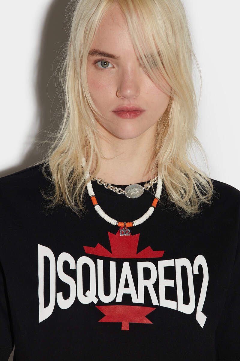 DSQUARED2 LEAF EASY T-SHIRT - 4