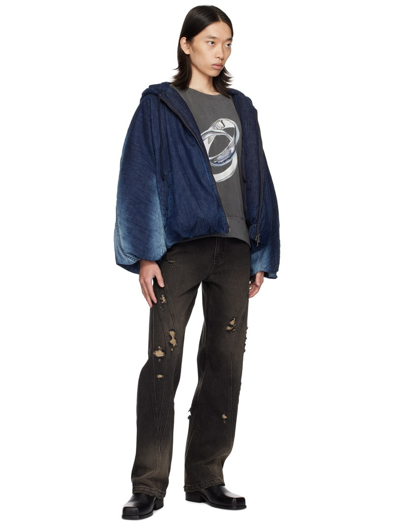 lesugiatelier Gray Ring Sweatshirt outlook